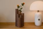 Basalt bud vase | Cluster | Decorative Objects by Overstory. Item made of walnut works with minimalism style