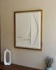 No. 123 Japandi Plaster Wall Relief - Scandinavian Decor | Wall Sculpture in Wall Hangings by Joseph A