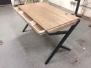 Contemporary Desk | Tables by Wooden Imagination. Item composed of walnut