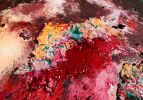 "Love" | Mixed Media in Paintings by Sabrina Galijas-Reginali. Item composed of wood and canvas in contemporary or eclectic & maximalism style