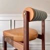 The Rody Counter Stool (COM / COL) | Chairs by YJ Interiors. Item made of oak wood with fabric works with mid century modern & contemporary style