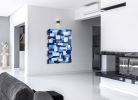 "Jammin" Glass and Metal Wall Sculpture | Wall Hangings by Karo Studios. Item composed of metal and glass