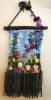Ppainted Bunting | Tapestry in Wall Hangings by PEGGY OBERLIN/Bohograndmapeg/Story Tale Weaving. Item composed of birch wood and cotton in boho or contemporary style
