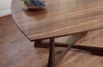 Curved Top Dining Table (in Walnut) | Tables by Alicia Dietz Studios. Item made of walnut