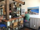 Colorful Provincetown, Entering Provincetown | Oil And Acrylic Painting in Paintings by Ann Gorbett Palette Knife Paintings | Cafe Heaven in Provincetown. Item composed of synthetic