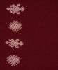Tikal Handwoven Placemats (Set of 2) (BURGUNDY) | Tableware by Routes Interiors. Item composed of cotton compatible with boho and eclectic & maximalism style