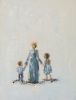 Take My Hand | Oil And Acrylic Painting in Paintings by Jessica Whitley Studio. Item composed of linen