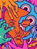 Fine art print «Color touch» | Prints by Evgenia Chuvardina. Item composed of paper in boho or modern style