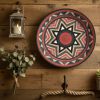 Large Basket for Boho Wall Decor | Decorative Plate in Decorative Objects by Sarmal Design. Item made of cotton with fiber works with boho & minimalism style