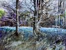Spring Melt | Watercolor Painting in Paintings by Maurice Dionne FINEART. Item composed of paper