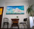 Clouds | Oil And Acrylic Painting in Paintings by Sarah Stivers | One Mind Massage in Portland. Item composed of canvas & synthetic