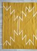 Mustard Cleo Handwoven Kilim Rug | Runner Rug in Rugs by Mumo Toronto. Item made of fabric