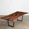 Custom Walnut Dining Table | Tables by Elko Hardwoods. Item composed of walnut & steel compatible with contemporary and modern style