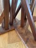 Walnut dining table pedestal base | Tables by Van Werden Designs. Item composed of walnut in mid century modern or eclectic & maximalism style