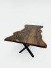 Wooden Conference Table - Live Edge Table - For Project | Tables by Tinella Collection | Ferienwohnung Badgasse in Wildberg. Item made of walnut compatible with minimalism and mediterranean style