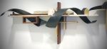 echoes in the distance | Sculptures by Craig Robb | Otten Johnson Robinson Neff + Ragonetti PC in Denver. Item made of wood with steel