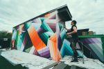 2800 Delaware - Nashville, TN | Street Murals by Nathan Brown. Item composed of synthetic