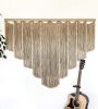 Cord and Beads | Tapestry in Wall Hangings by Lisa Haines. Item made of wood with cotton works with boho & coastal style