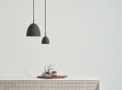 CASTLE NOIR Pendant XS / S / M / L | Pendants by SEED Design USA. Item made of concrete works with minimalism & contemporary style