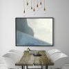 Abstract Ocean Cliff | Mixed Media in Paintings by Nicolette Atelier. Item composed of canvas