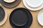 Black Matte Stoneware Dinner Plate | Dinnerware by Creating Comfort Lab. Item composed of stoneware