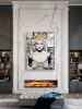 The Material Girl - Legendary Royalty | Drawing in Paintings by Bringing Life To Art LLC (B.A.T.L. LLC). Item made of canvas with metal works with contemporary & urban style
