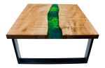 Cosmic Barley | Coffee Table in Tables by Cline Originals. Item composed of wood and steel in minimalism or japandi style