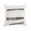 Terrains Pillow | Charcoal | Cushion in Pillows by Jill Malek Wallpaper. Item composed of cotton