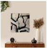 Black White | Oil And Acrylic Painting in Paintings by Niki J Sands. Item composed of canvas & synthetic