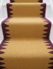 Handwoven Woolen Maroon Runner Rug | Rugs by Evergreen Carpets. Item made of wool compatible with boho and minimalism style