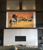 Contemporary Cowboy | Mixed Media by Daryl Thetford. Item composed of paper and synthetic