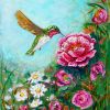 Winged Reverie Original Acrylic Painting by Amanda Dagg | Oil And Acrylic Painting in Paintings by DaggArt