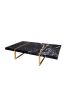 Famed Coffee Table | Tables by LAGU. Item composed of brass & marble