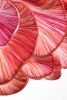 Pink Oysters on-edge paper art | Wall Sculpture in Wall Hangings by JUDiTH+ROLFE. Item made of paper works with boho & contemporary style
