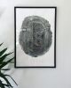 Set of 3 Large Tree Ring Prints | Prints by Erik Linton | Kate Chipinski's Home in Minneapolis. Item made of paper