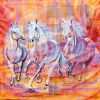 Flying High | Oil And Acrylic Painting in Paintings by Shazia Imran | Dubai in Dubai. Item made of canvas & synthetic