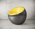METEORA Pouff | Ottoman in Benches & Ottomans by Mavimatt. Item composed of glass and leather