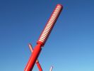 North Ninth Gateway | Public Sculptures by Vicki Scuri SiteWorks | North Ninth Street & Interstate 70, Salina, KS in Salina. Item made of steel