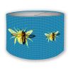 Buzzing Bees Lampshade | Flush Mounts by Ri Anderson. Item made of aluminum