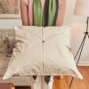 Tisa Indigo Silk Pillow | Pillows by Studio Variously. Item composed of cotton
