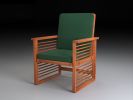 Note Chair | Armchair in Chairs by Hasan Zaidi Design. Item composed of wood