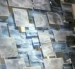 "Arctic" Glass and Metal Wall Art Sculpture | Wall Sculpture in Wall Hangings by Karo Studios. Item made of metal with glass
