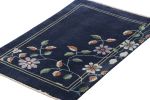 Rug & Kilim’s Chinese Art Deco Rug, Navy Blue Ground | Area Rug in Rugs by Rug and Kilim