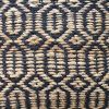 Set of 2- Handwoven Jute/Cotton Cushion-Natural/Charcoal | Pillows by Selligram. Item composed of cotton in mid century modern or japandi style