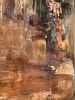 "zion" (sold) | Oil And Acrylic Painting in Paintings by VISCERAL HOME STUDIO. Item made of canvas & concrete compatible with mid century modern and contemporary style