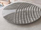 Minimalist contemporary ceramic wall sculpture, wall art | Sculptures by Àlvar Martínez Mestres. Item composed of stoneware in minimalism or contemporary style