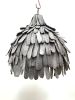 The Mud Leaf Dome | Pendants by Mud Studio, South Africa. Item composed of steel & stoneware