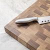 Walnut Cutting Board Double Sided, End Grain Butcher Block | Serving Board in Serveware by Halohope Design. Item composed of walnut in minimalism or mid century modern style