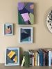 Dissociation 62 (Framed by artist) Textured Acrylic Painting | Oil And Acrylic Painting in Paintings by Helena Parriott. Item composed of canvas compatible with minimalism and contemporary style
