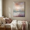 On Mystic Seas — Abstract Canvas Artwork in Soft Neutrals | Prints in Paintings by Alpenglow Workshop. Item made of canvas works with contemporary & coastal style